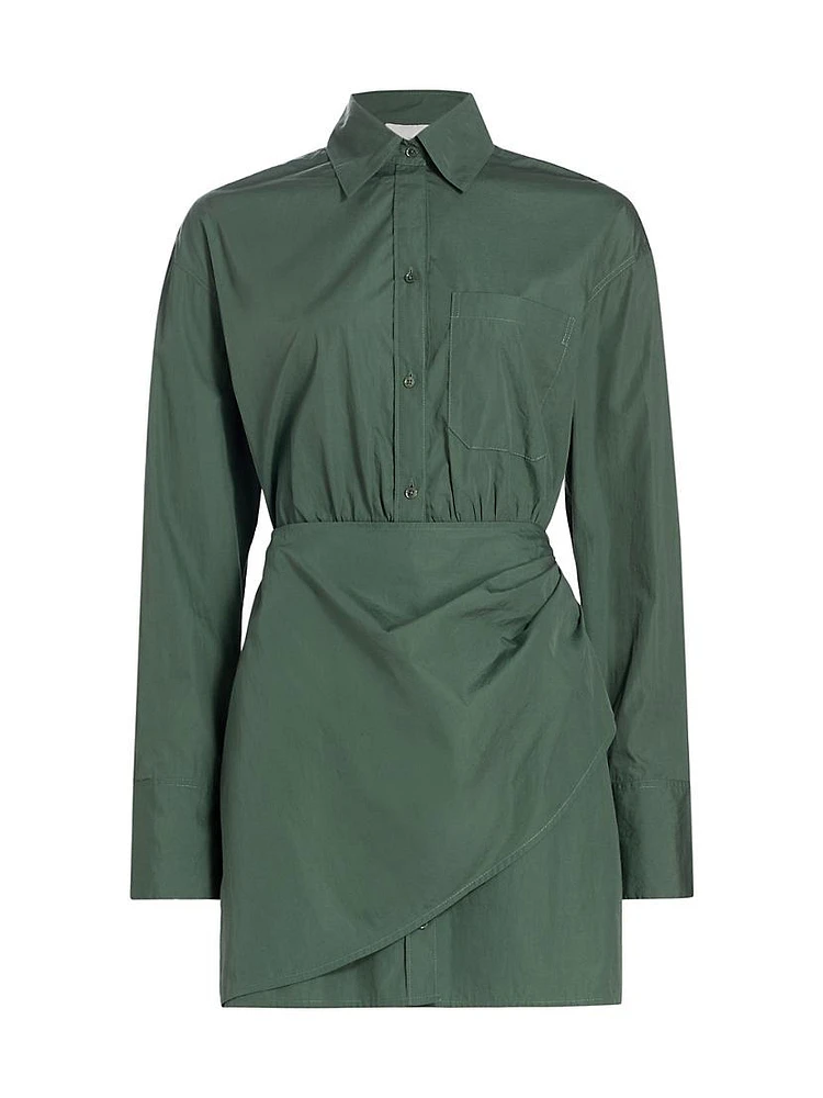 Dillon Cotton-Blend Shirtdress