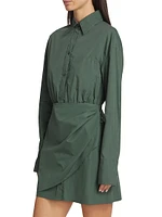 Dillon Cotton-Blend Shirtdress