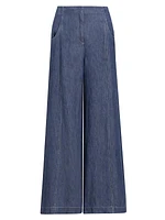 Demie Hemp Wide-Leg Trousers