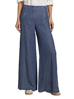 Demie Hemp Wide-Leg Trousers