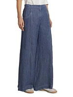 Demie Hemp Wide-Leg Trousers