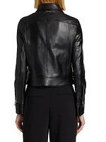 Zipped Iconic Leather Jacket