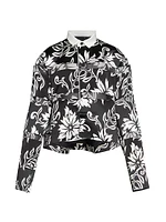 Floral Print Rugby Shirt