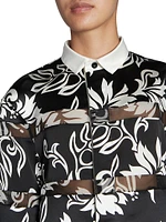 Floral Print Rugby Shirt