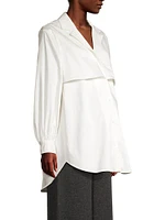 Maternity Adele Trench Shirt