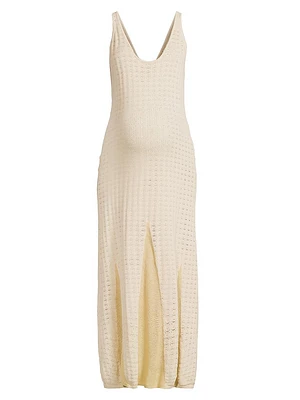 The Naomi Pointelle Maxi Dress