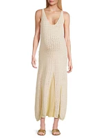 The Naomi Pointelle Maxi Dress