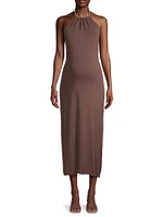 Maternity The Emmi Halter Midi-Dress