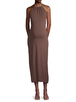 Maternity The Emmi Halter Midi-Dress