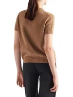Wool, Cashmere And Lamé Crewneck Sweater