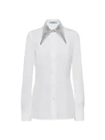 Embroidered Poplin Shirt