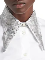 Embroidered Poplin Shirt