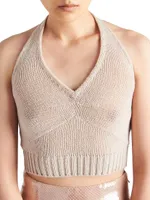 Sleeveless Wool and Cashmere Top