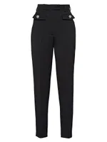 Wool Sateen Pants