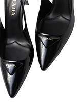 Patent Leather Slingback Pumps