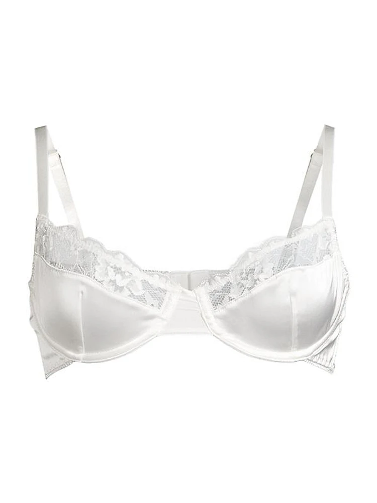 Bowie Lace-Trim Underwire Bra