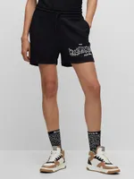 Haring Gender-Neutral Shorts Cotton-Blend Terry