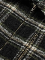 Iverness Plaid Wool-Blend Jacket