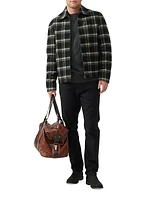 Iverness Plaid Wool-Blend Jacket