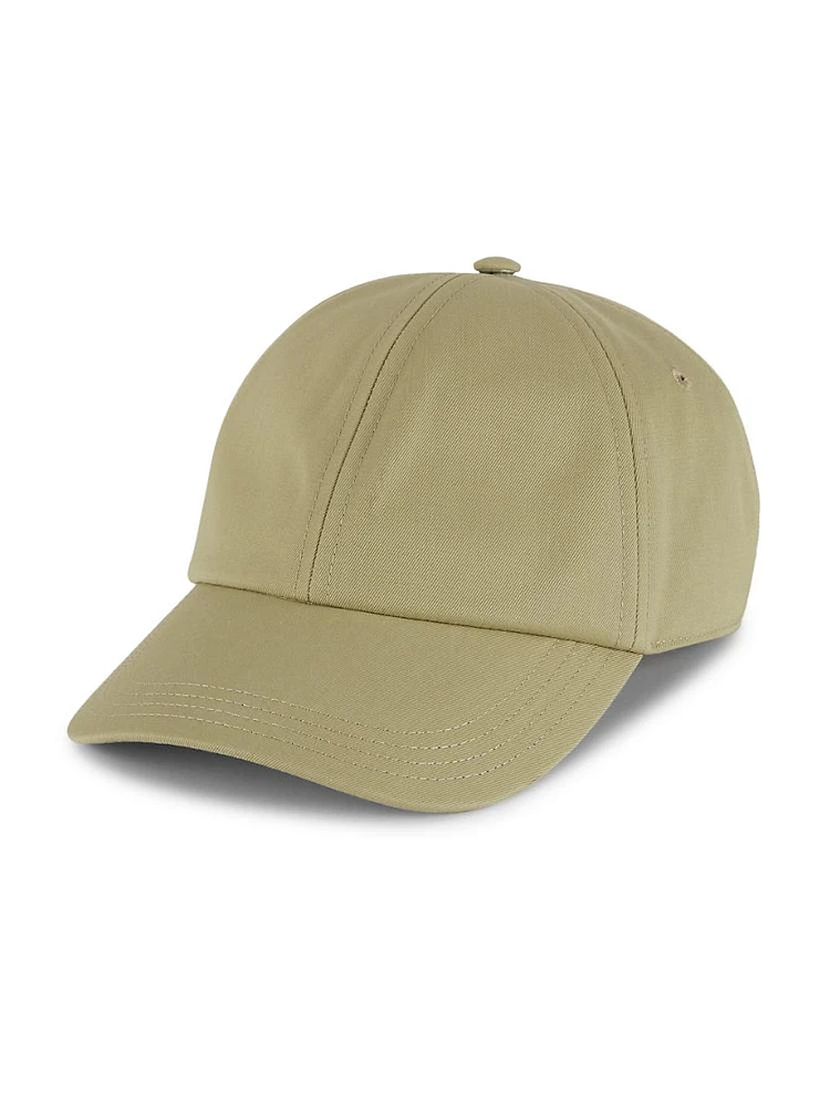 Check-Lined Baseball Cap