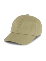 Check-Lined Baseball Cap