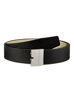 Reversible Leather B Cut Belt