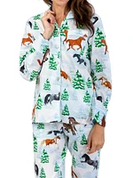 Women's Skydog Long Pajama Set