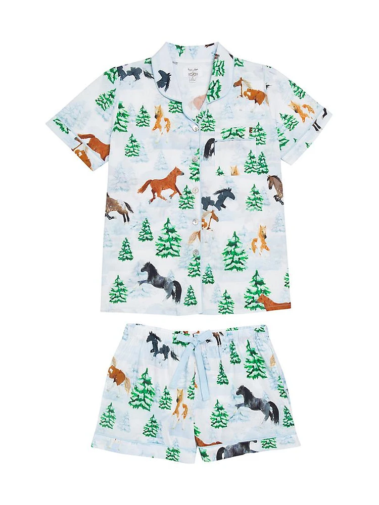 Women's Skydog Short Pajama Set