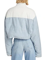 Drop Pillow Talk Cropped Puffer Jacket