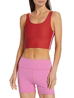 Scoop Striped Sport Bra