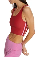 Scoop Striped Sport Bra