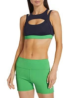 Open Front Sports Bra