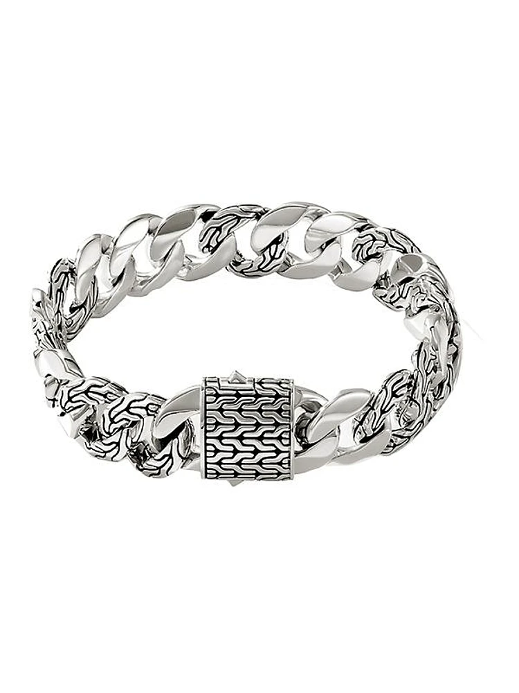 Sterling Silver Curb Link Bracelet