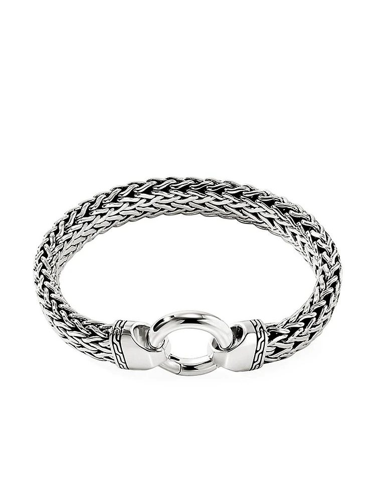 Sterling Silver Flat Chain Bracelet