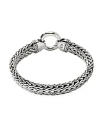 Sterling Silver Flat Chain Bracelet