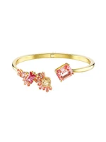 Gema Goldtone & Crystal Cuff Bracelet