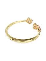 Gema Goldtone & Crystal Cuff Bracelet