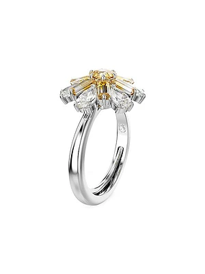 Idyllia Crystal Flower Cocktail Ring