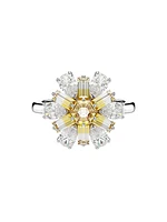 Idyllia Crystal Flower Cocktail Ring