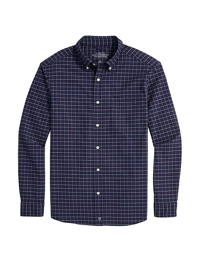 Tattersall Button-Up Shirt