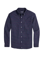 Tattersall Button-Up Shirt