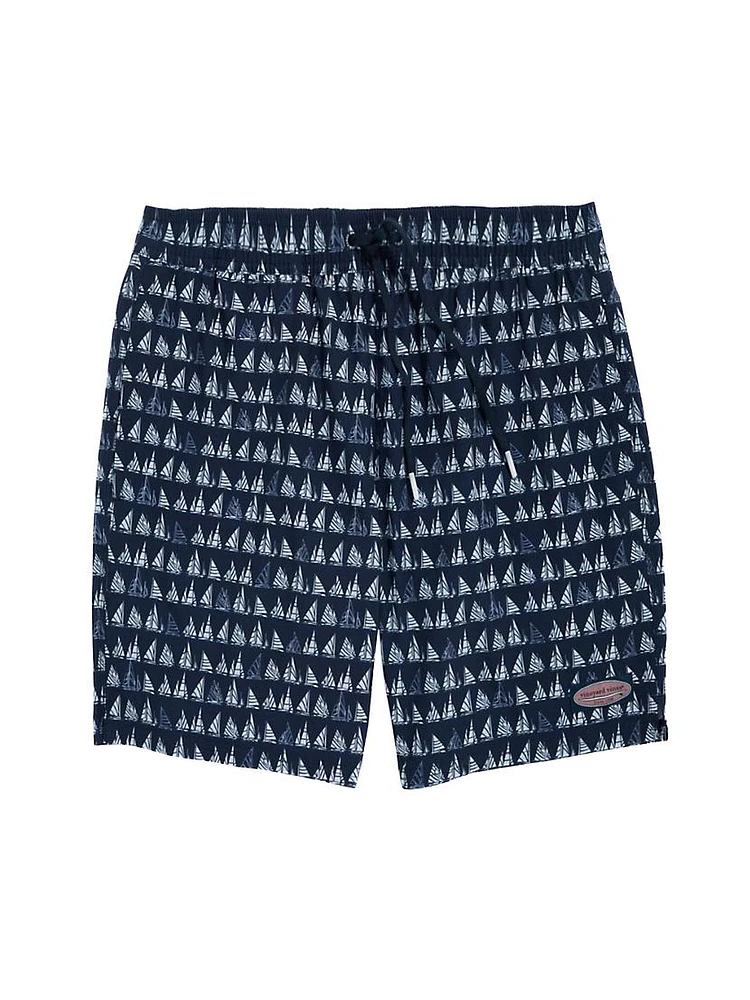 Chappy Abstract Swim Trunks