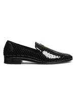 Solly Embossed Patent Leather Loafers