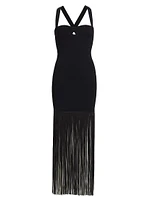 Mia Fringe Maxi Dress