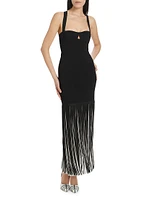 Mia Fringe Maxi Dress