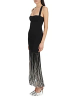 Mia Fringe Maxi Dress