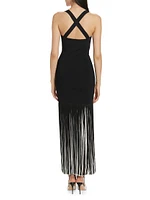 Mia Fringe Maxi Dress