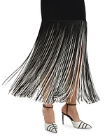 Mia Fringe Maxi Dress