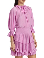 Alison Pleated Minidress