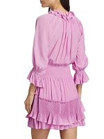 Alison Pleated Minidress